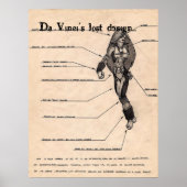 DaVincis verlorenes Design Poster (Vorne)