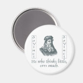 davinzianisch magnet (Vorderseite/Rückseite)