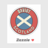 Daviot, Schottland Aufkleber (Blatt)
