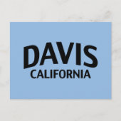 Davis California Postkarte (Vorderseite)