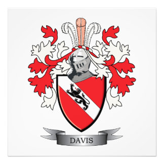 Davis Coat of Arms Fotodruck