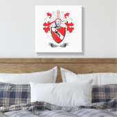 Davis Coat of Arms Leinwanddruck (Insitu (Schlafzimmer))