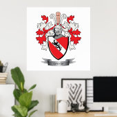 Davis Coat of Arms Poster (Heimbüro)