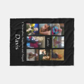 Davis-Familien-Decke Fleecedecke (Vorderseite (Horizontal))