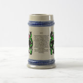 Davis-Familienwappen Stein Bierglas (Mittel)