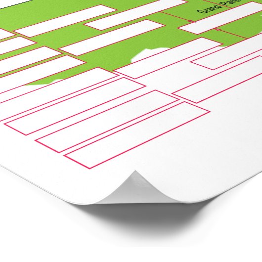 Davis Family Tree Poster (Ecke)