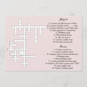 Davis + Harper Menu Card Einladung