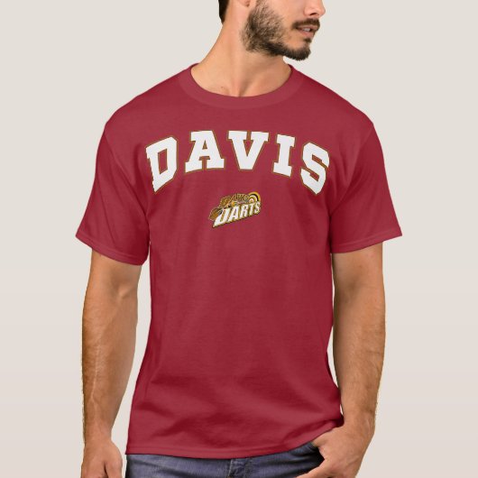 Davis High School Darts Premium T-Shirt (Vorderseite)