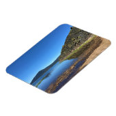 Davis Lake mit Lava Rocks, OR Magnet (Linke Seite)