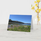 Davis Lake, Oregon Karte (Gelbe Blume)