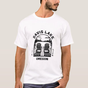 Davis Lake Oregon Outdoors Vintage 2 T-Shirt