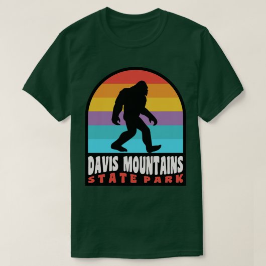 Davis Mountains Staat Park Texas T-Shirt (Design vorne)