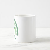 Davis Name Clover Boho Rainbow Kaffeetasse (Mittel)