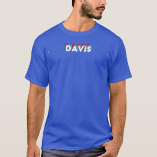 Davis Name Lustiger Name Davis 80er-Thema T-Shirt