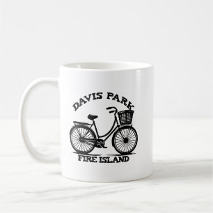 Davis Park Fire Island Fahrrad Sommer Strand Famil Kaffeetasse