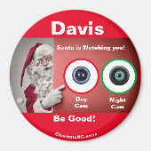DAVIS Santa beobachtet Magnet (Vorne)