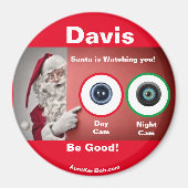 Davis Santa beobachtet Magnet (Vorne)