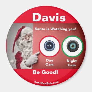 Davis Santa beobachtet Magnet