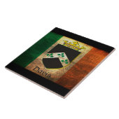 Davis Wappen Irish Flag Fliese (Seite)