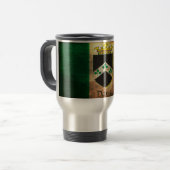 Davis Wappen Irish Flag Reisebecher (Vorderseite Links)