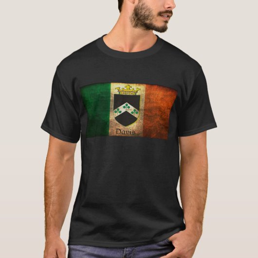 Davis Wappen Irish Flag T-Shirt (Vorderseite)