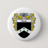 Davis-Wappen (überzogen) Button (Vorderseite)