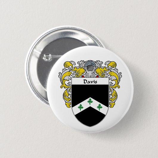 Davis-Wappen (überzogen) Button (Vorne & Hinten)
