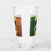 Davis-Wappen unter irischer Flagge Glas (Rechts)