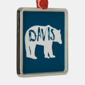 Davis West Virginia Bear Ornament Aus Metall (Rechts)