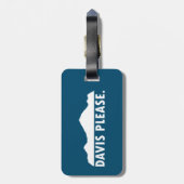 Davis West Virginia Bitte Gepäckanhänger (Rückseite vertikal)