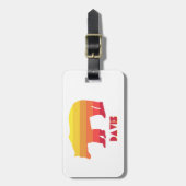 Davis West Virginia Rainbow Bear Gepäckanhänger (Vorderseite vertikal)