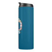 Davis West Virginia Retro Bear Thermosbecher (Nach rechts gedreht)