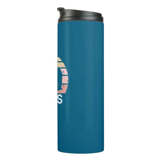 Davis West Virginia Retro Bear Thermosbecher (Nach rechts gedreht)