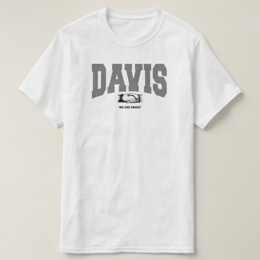 DAVIS: Wir sind Familie T-Shirt (Design vorne)