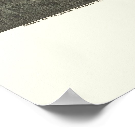 Davis, WV Panoramic Map - 1898 Poster (Ecke)