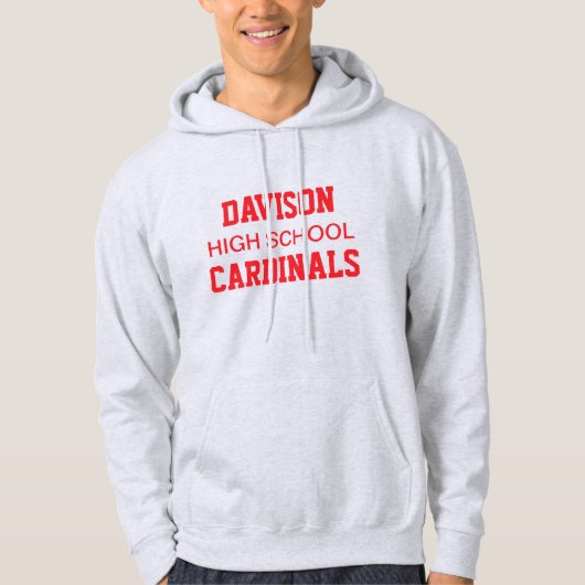 Davison High School Printed Hoodie (Vorderseite)