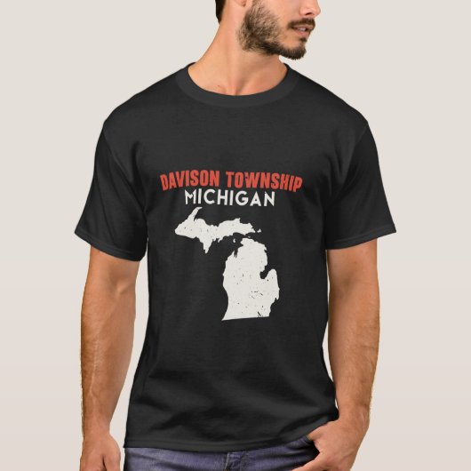 Davison Township Michigan USA Staat America Travel T-Shirt (Vorderseite)