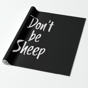 Davon be sheep Humor Quotes About Sheep Gift Geschenkpapier