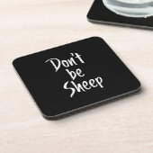 Davon be sheep Humor Quotes About Sheep Gift Getränkeuntersetzer (Linke Seite)