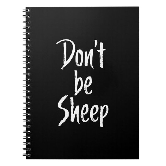 Davon be sheep Humor Quotes About Sheep Gift Notizblock (Vorderseite)