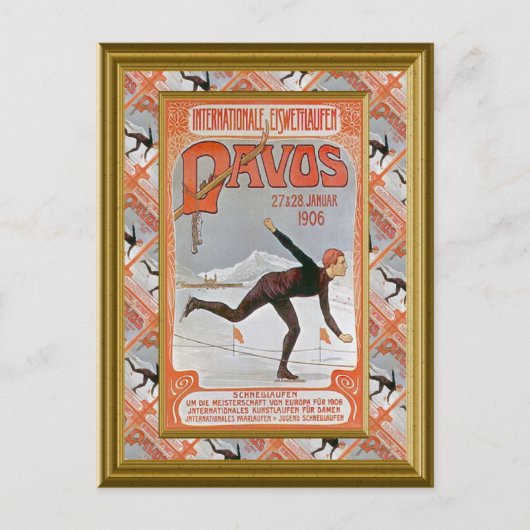 Davos 1906 postkarte (Vorderseite)