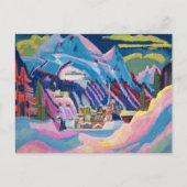 Davos im Winter | Ernst Ludwig Kirchner Postkarte (Vorderseite)