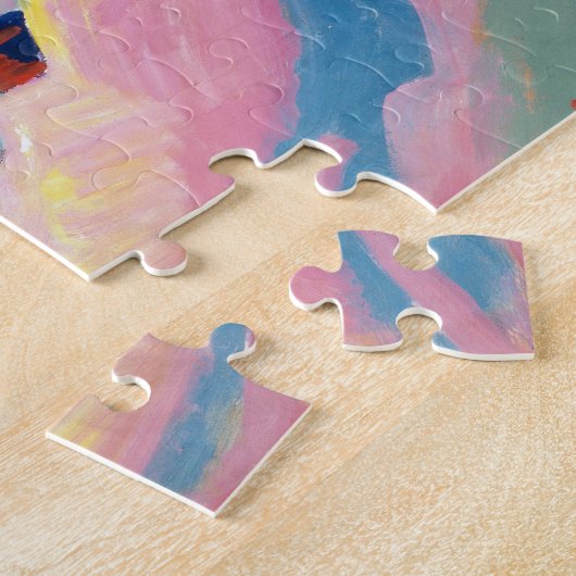 Davos im Winter | Ernst Ludwig Kirchner Puzzle (Seite)