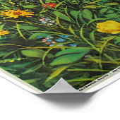 Davos, Parsen, Schweiz, Skiplakat Poster (Ecke)