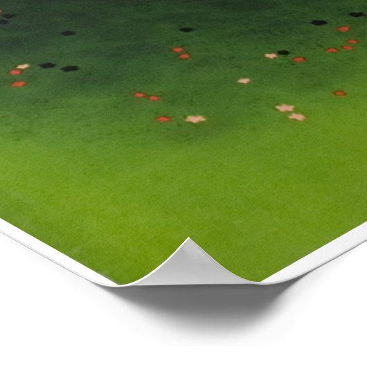 Davos, Parsen, Schweiz, Skiplakat Poster (Ecke)