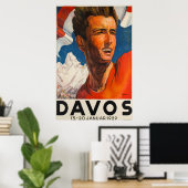 Davos, Parsen, Schweiz, Skiplakat Poster (Heimbüro)