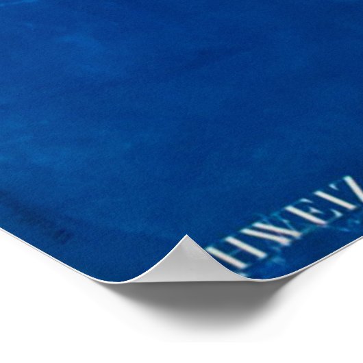 Davos Parsenn Switzerland Vintage Travel Poster (Ecke)