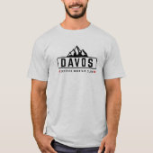 Davos Schweiz Außenbereich  T-Shirt (Vorderseite)