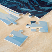 Davos Schweiz Reisen Vintag Puzzle (Seite)