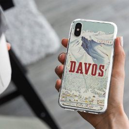 Davos, Schweiz | Vintage Reise Samsung Galaxy Hülle